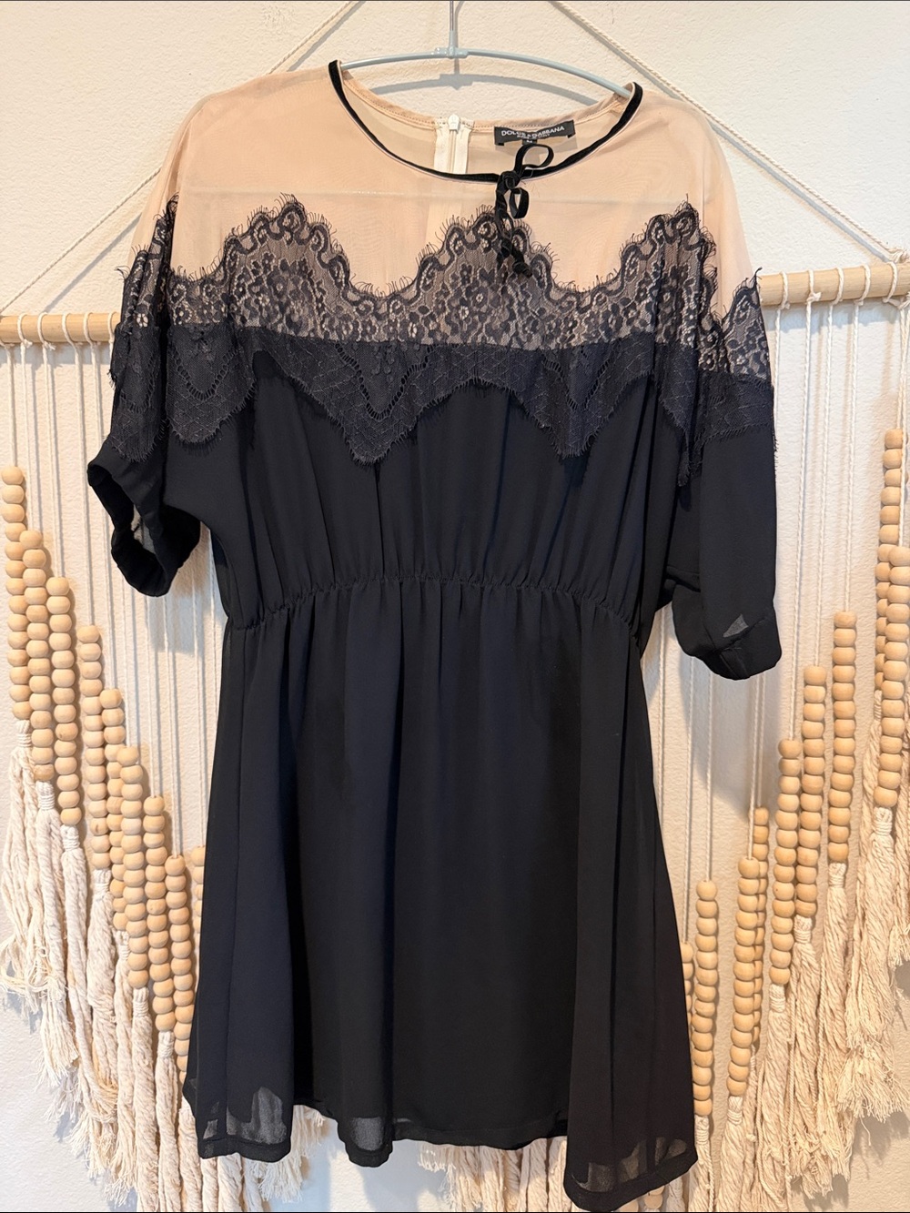 Vintage Dolce & Gabbana Lace Minidress M Runs Small